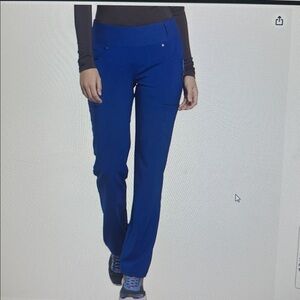 Set of 3 pants-Women's scrub Pants in galaxy blue